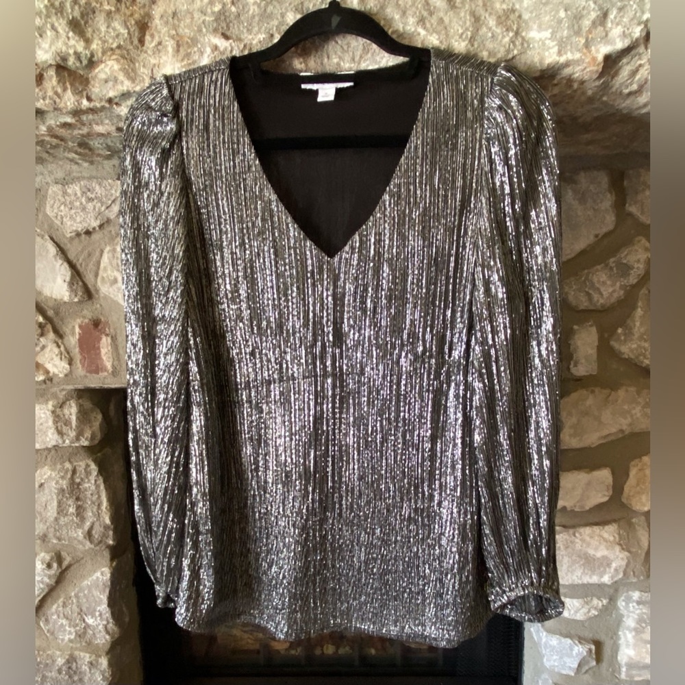 Nine west silver event top